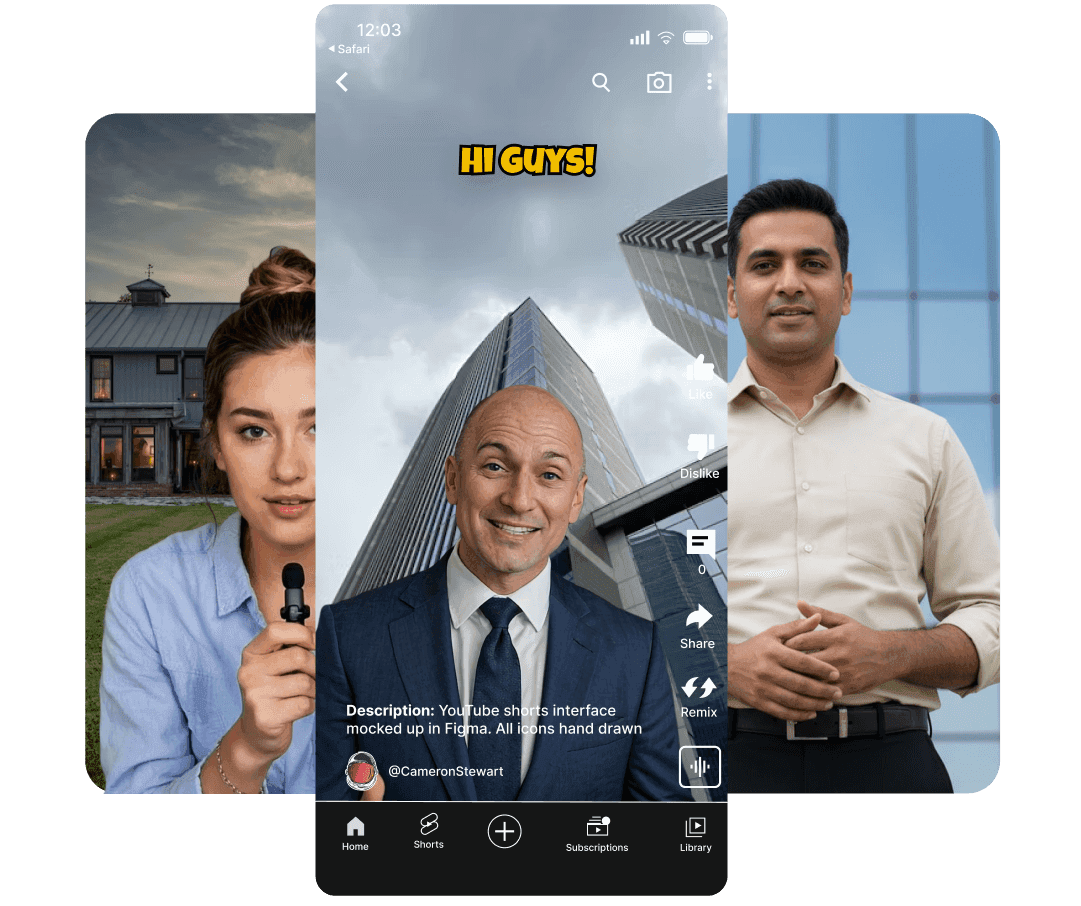 pembuat video media sosial