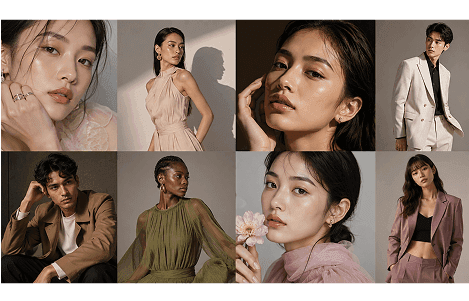Excelência em moda e beleza Hunyuan Imagem 3