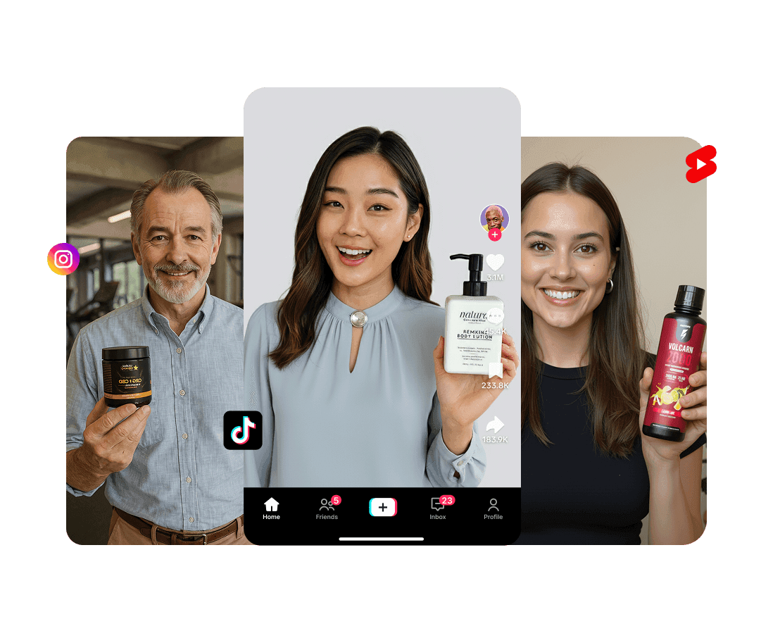 Hasilkan Iklan UGC AI untuk Agensi Anda | Tidak Perlu Pembuat Konten