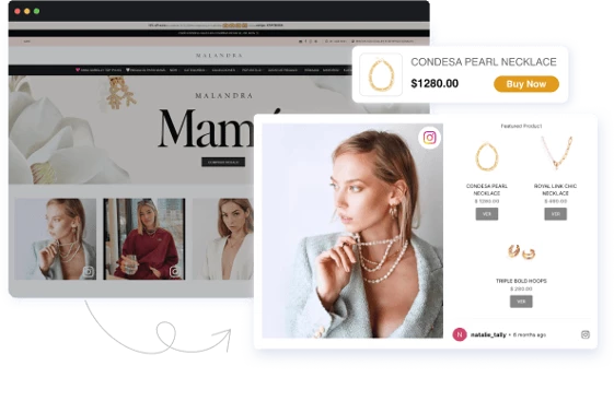 Shoppable content in checkout pages