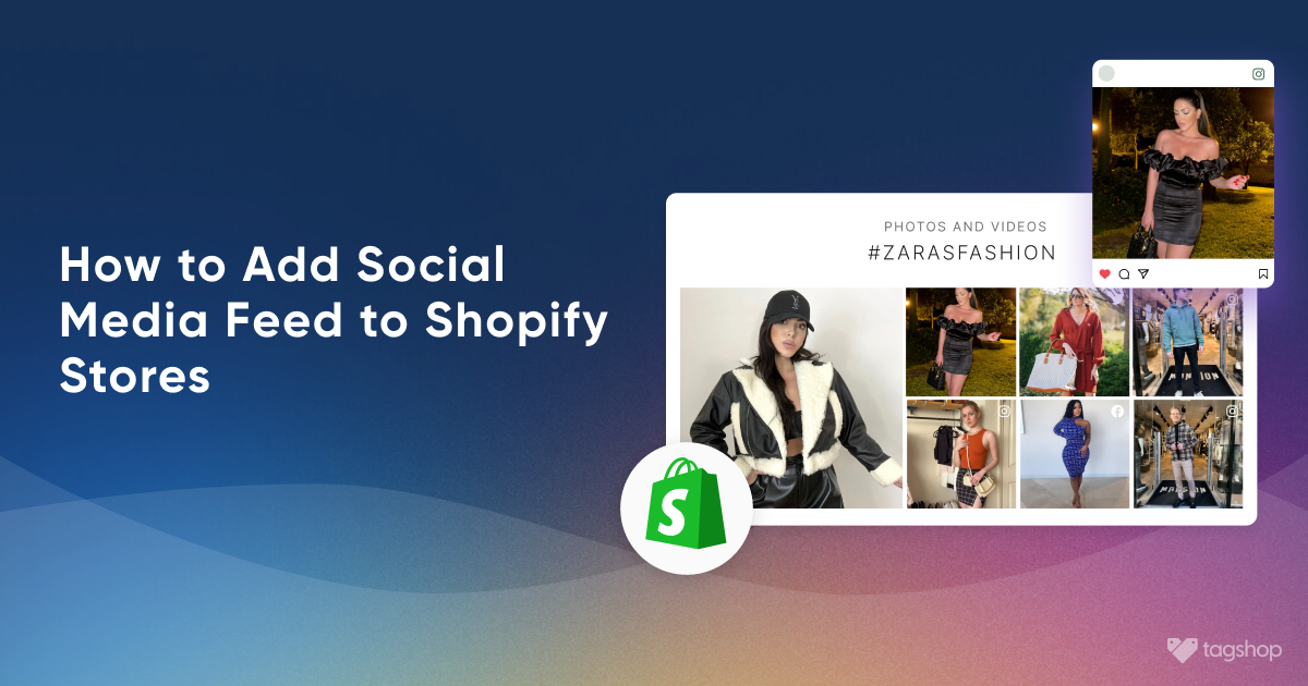 how to add social media feed to shopify