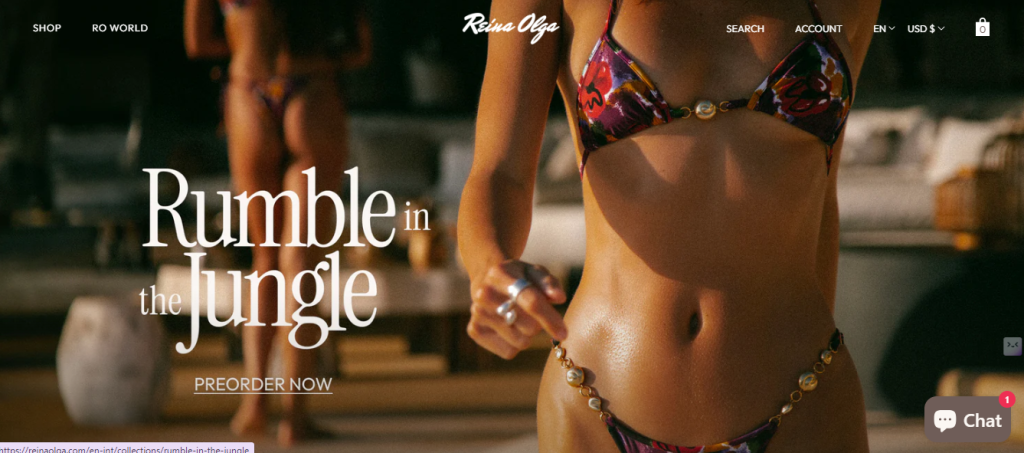 reinaolga shopify clothing store example