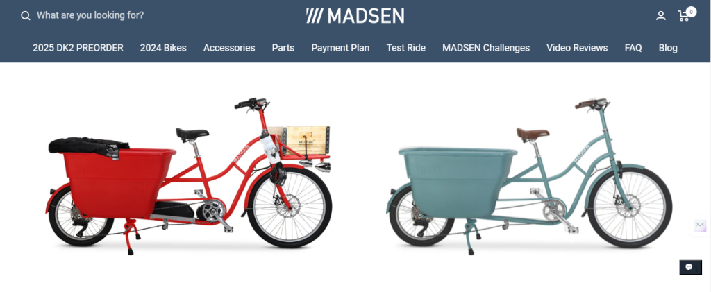 madsen as example of one product shopify store