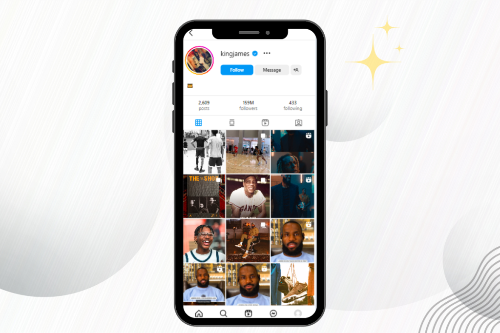 LeBron James link in bio