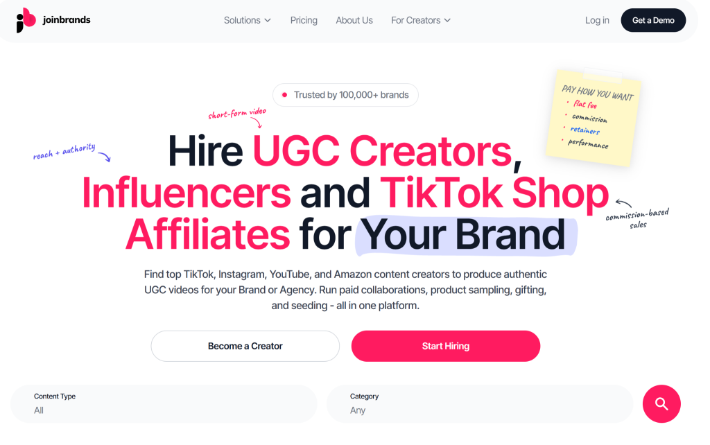 beste UGC-creatorsplatformen