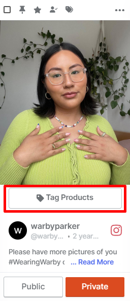 tag products in video