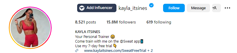Fitness Instagram Influencers