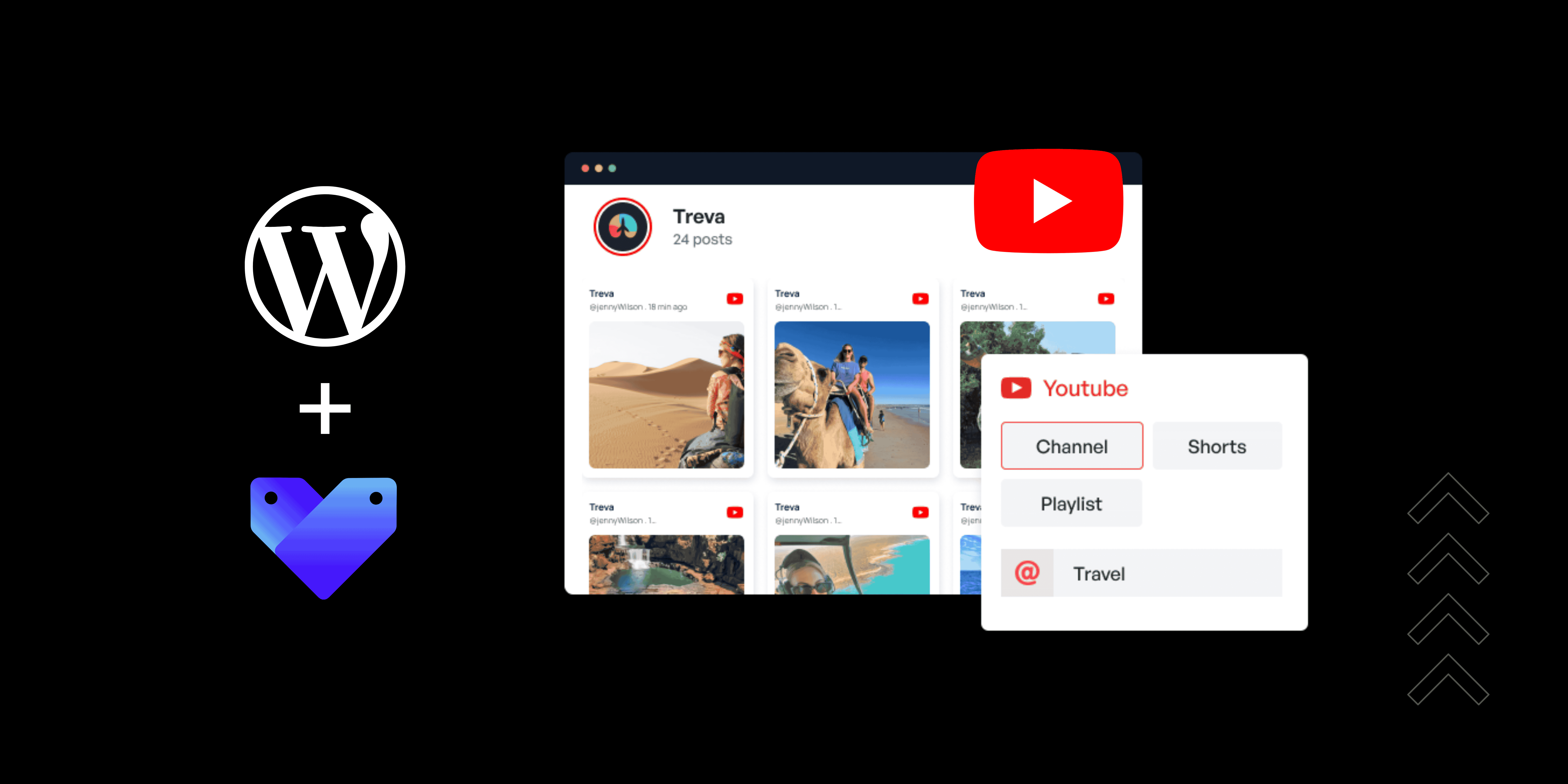 embed youtube channel wordpress