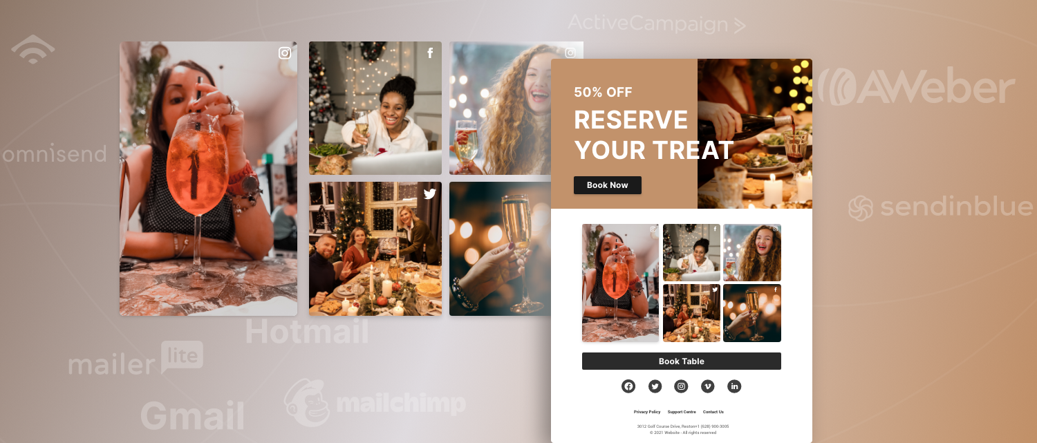 UGC Exemples d'e-mails