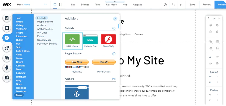 embed videos from youtube on wix