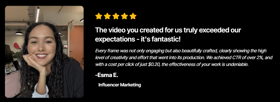 Customer testimonials photos