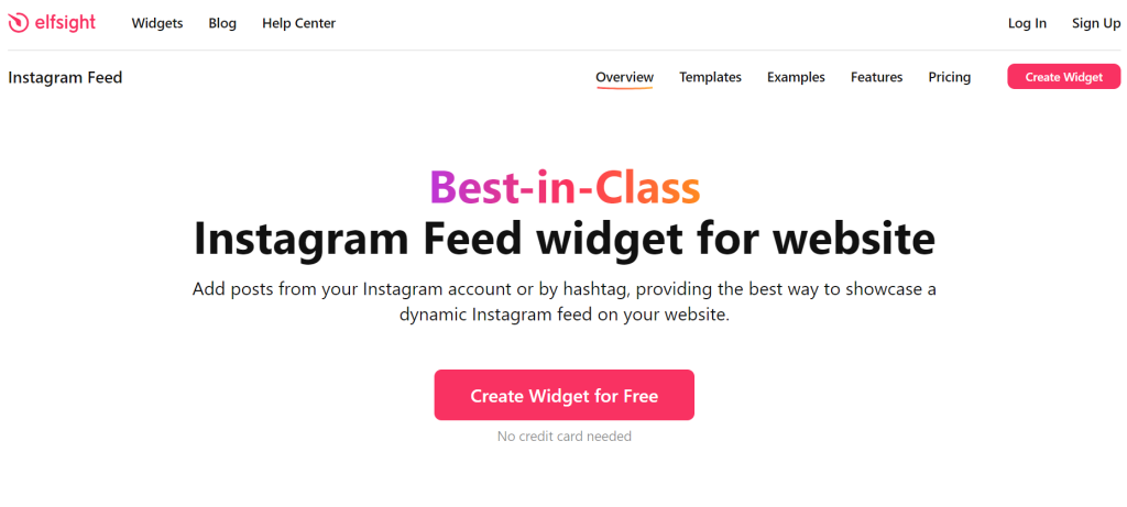instagram widget for website
