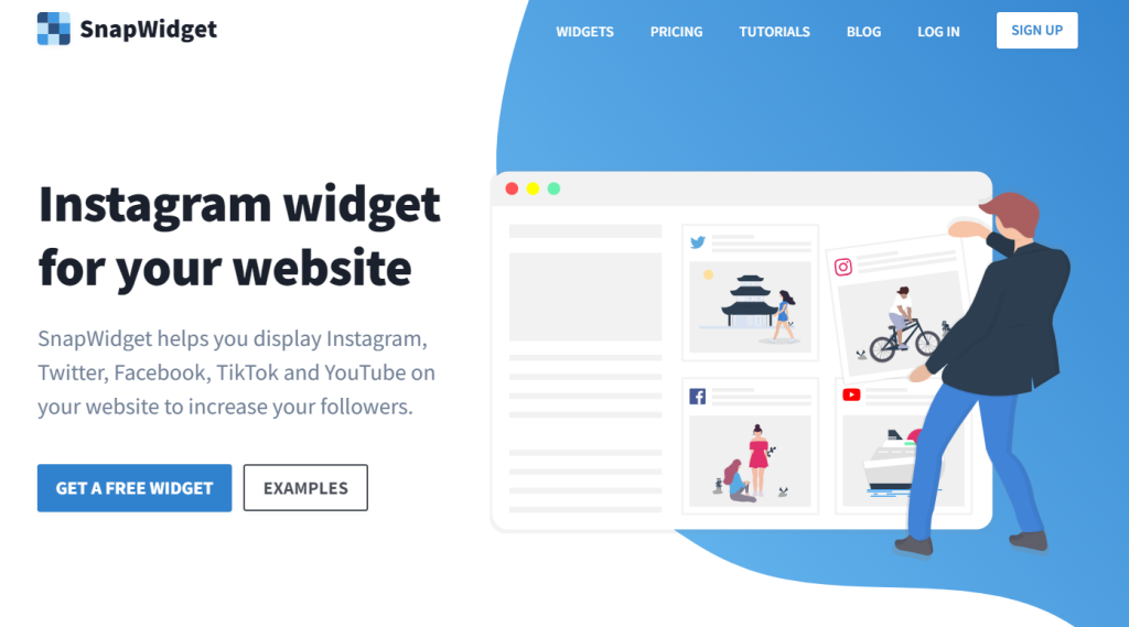 free instagram widget