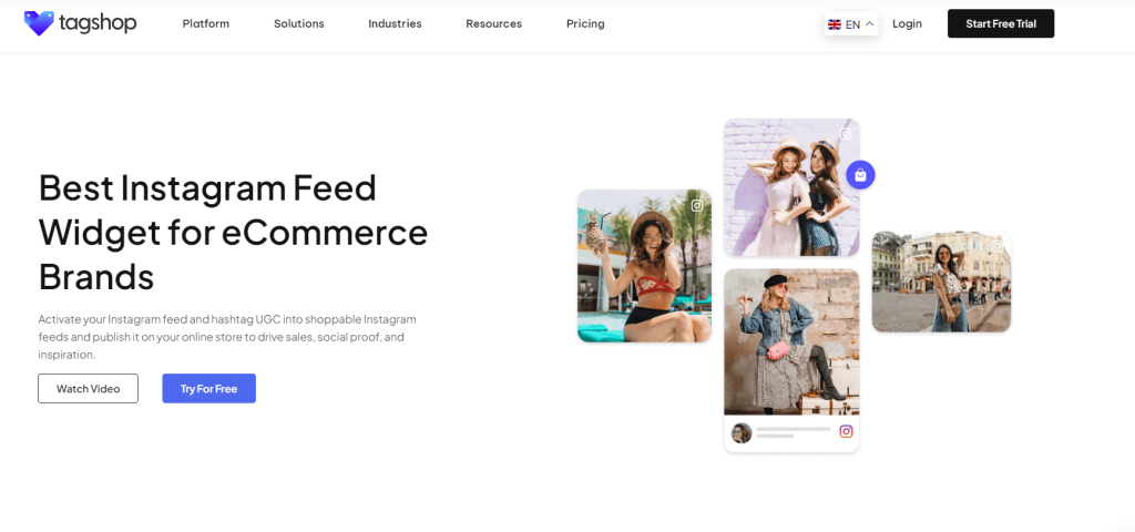 instagram feed for website