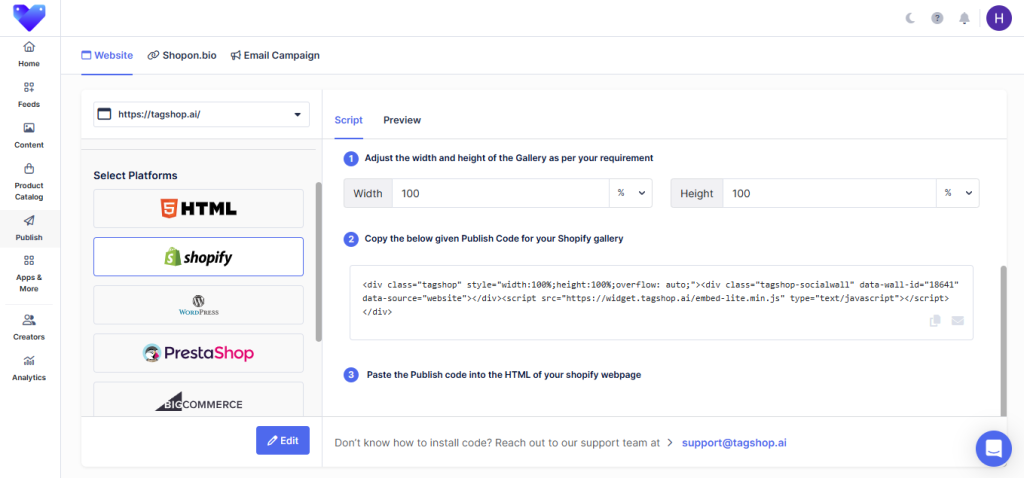 add video to shoify product page