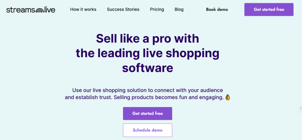 video shopping platforms