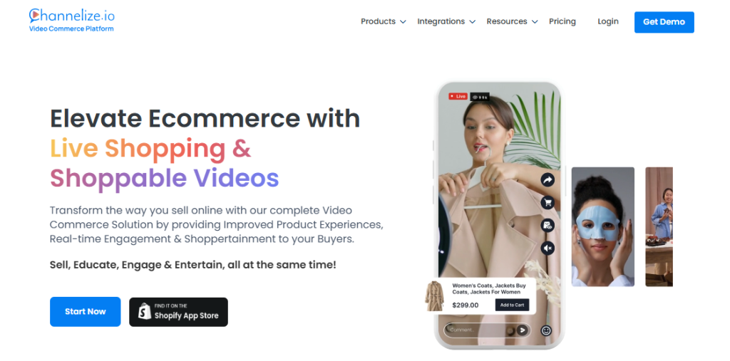 video shopping platforms