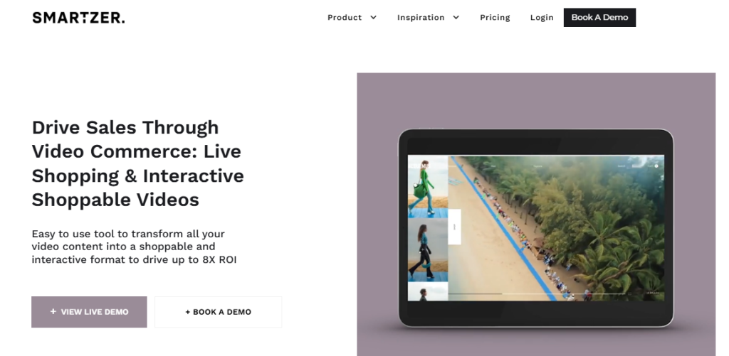 smartzer as video shopping platform