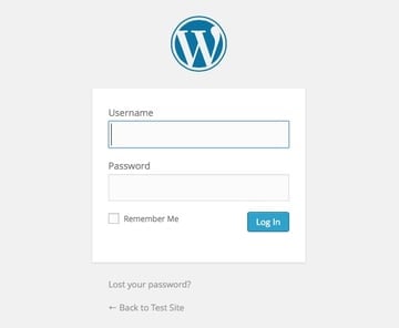 login to wordpress account