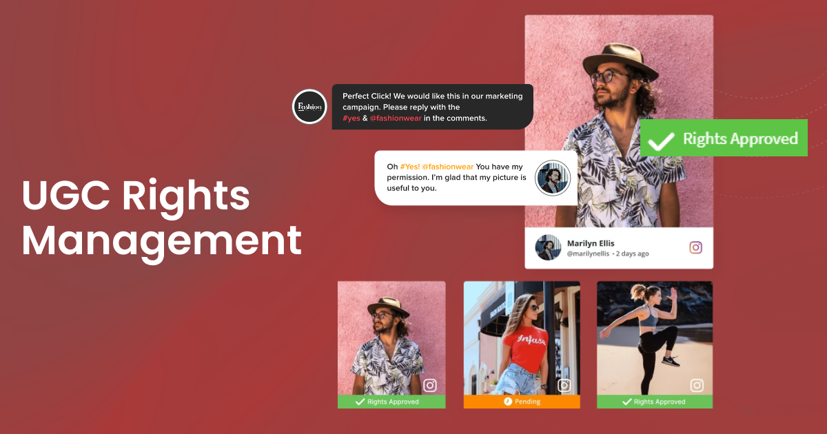 UGC rights managemnet