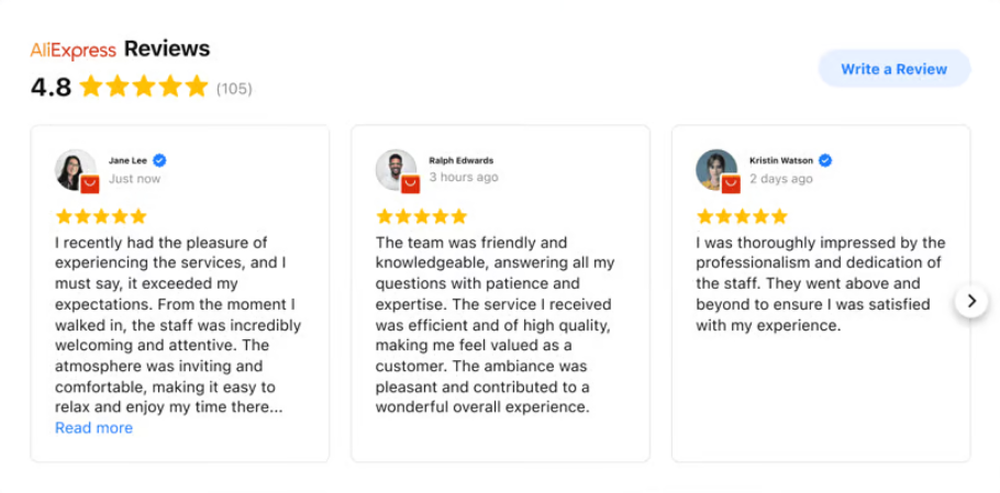 aliexpress - top product review site