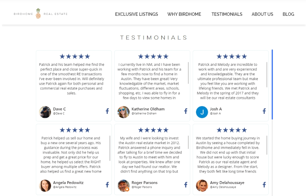 collect product review from Facebook site