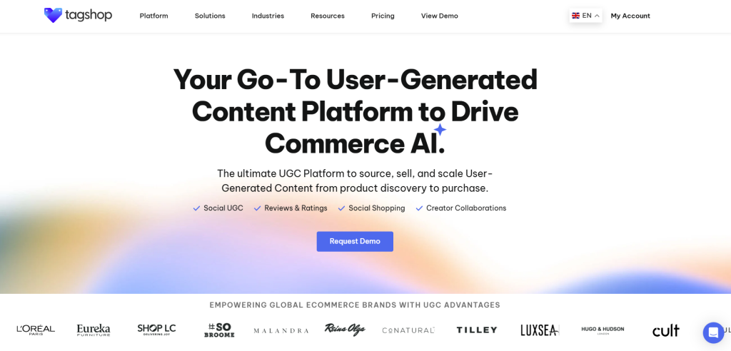 tagshop: ugc platform