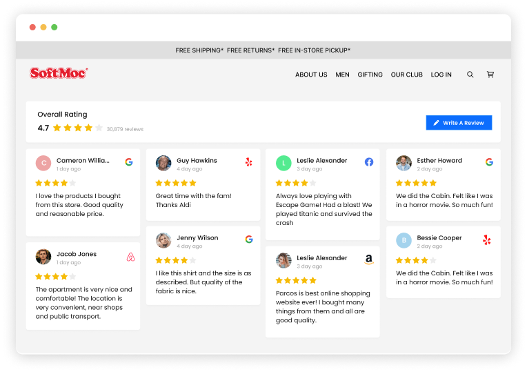 customer reviews are best social proof