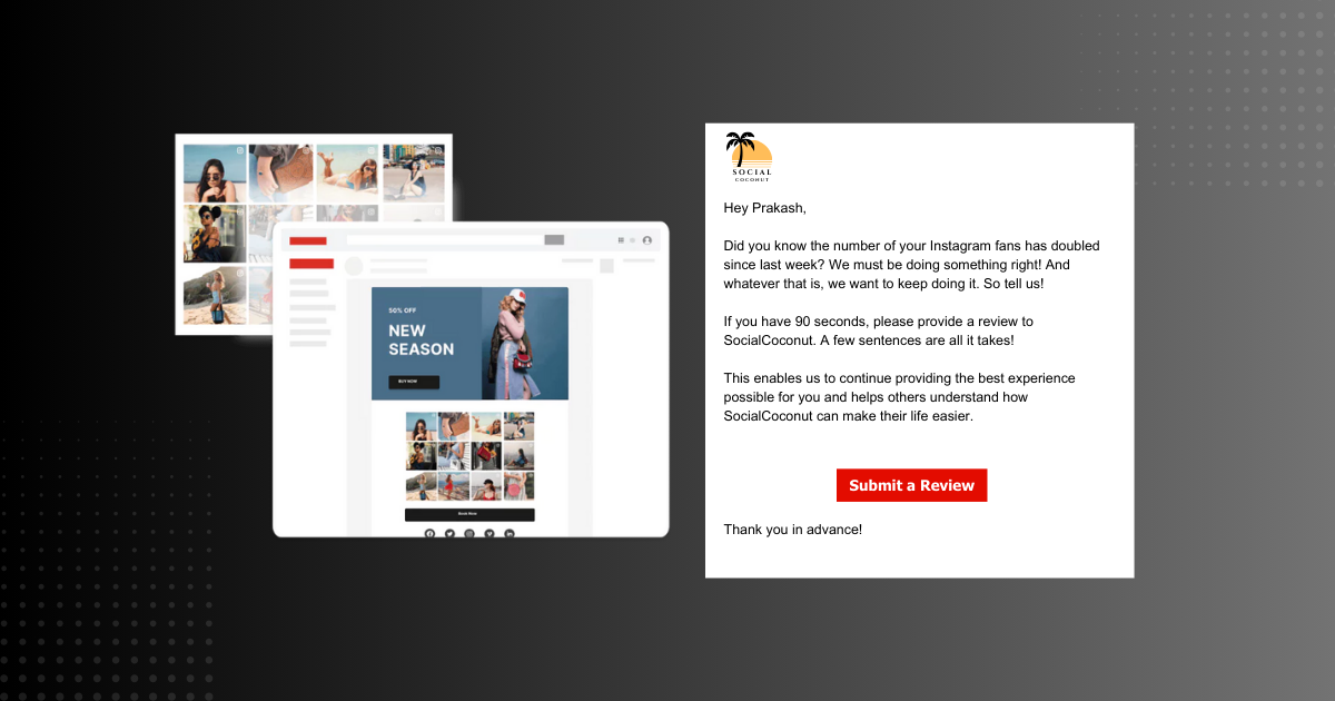 review request email