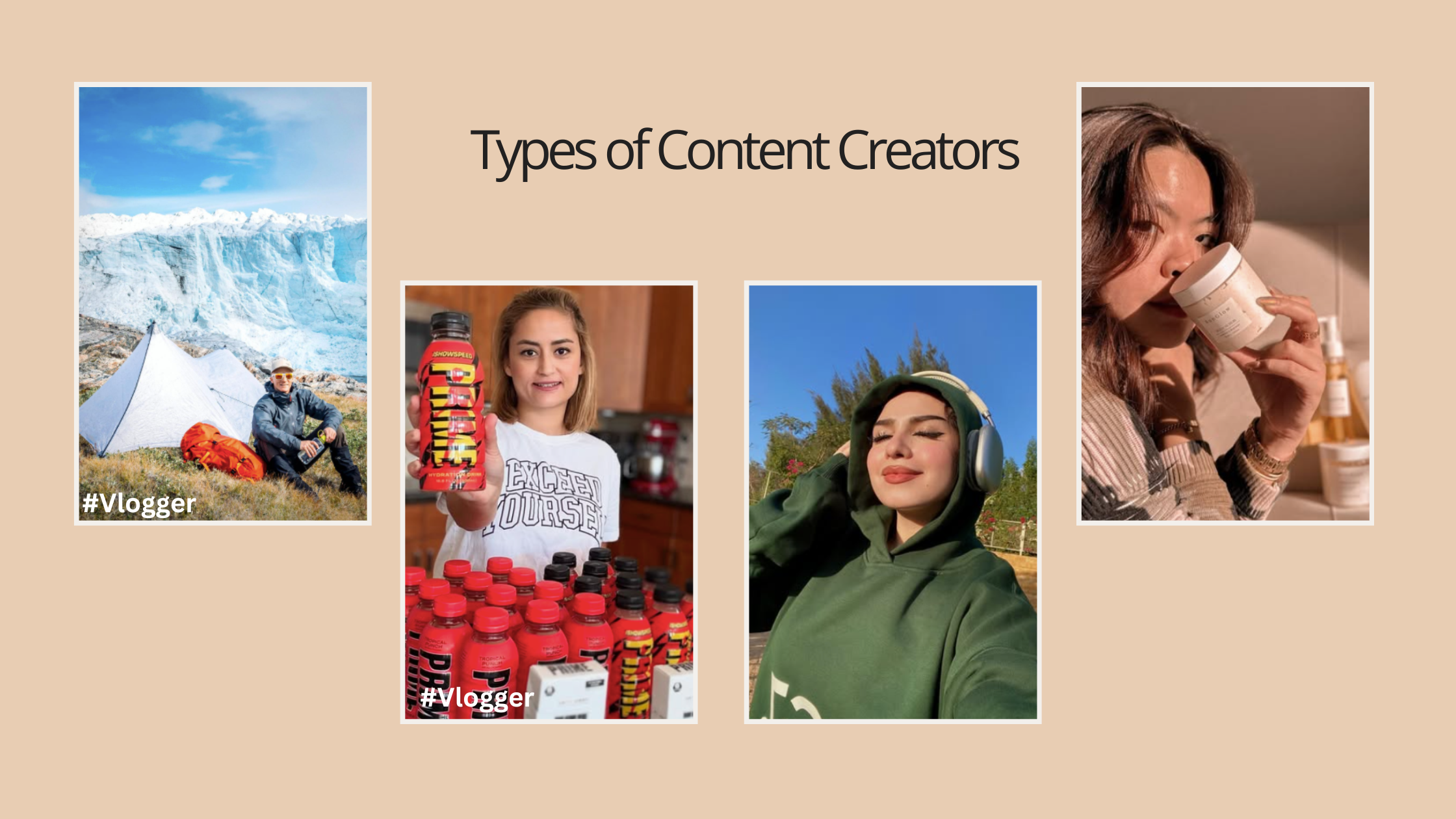 Types of content creators
