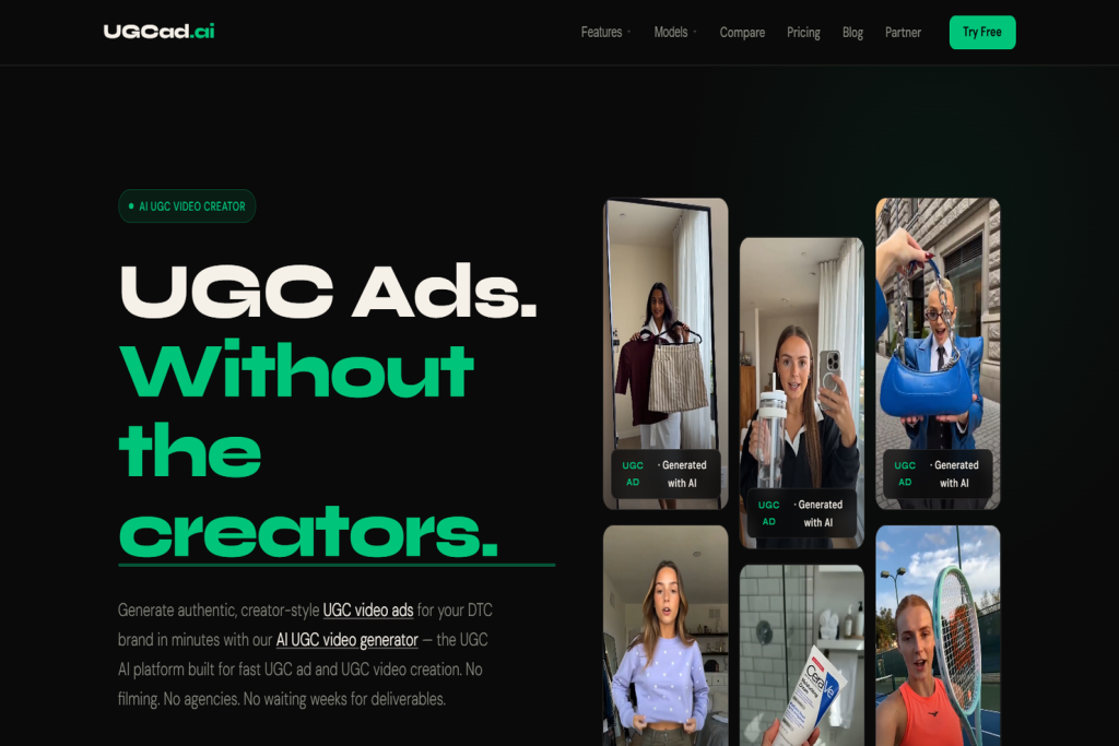 ai ugc video generator - ugcad ai