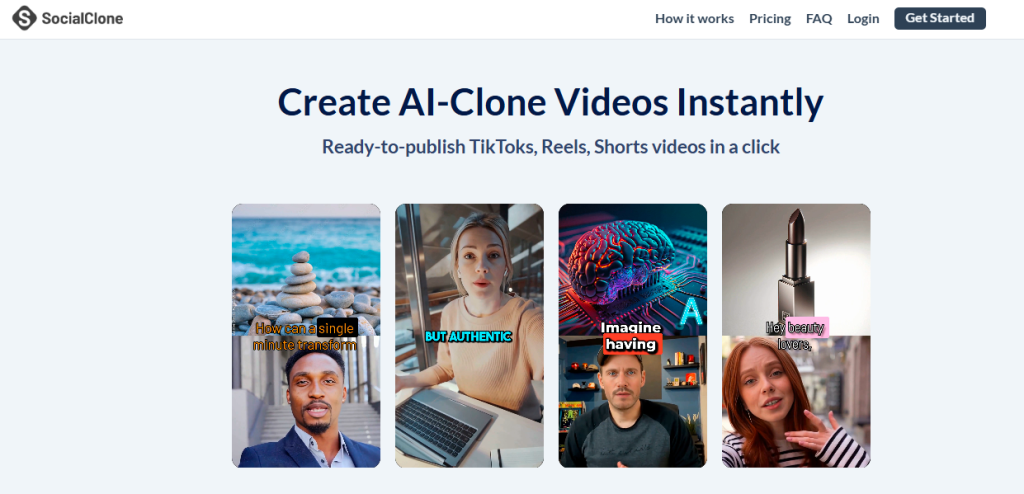 social clone for AI videos