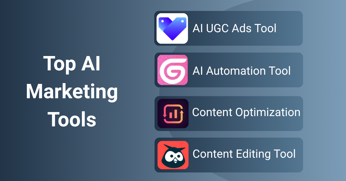 best AI marketing tools