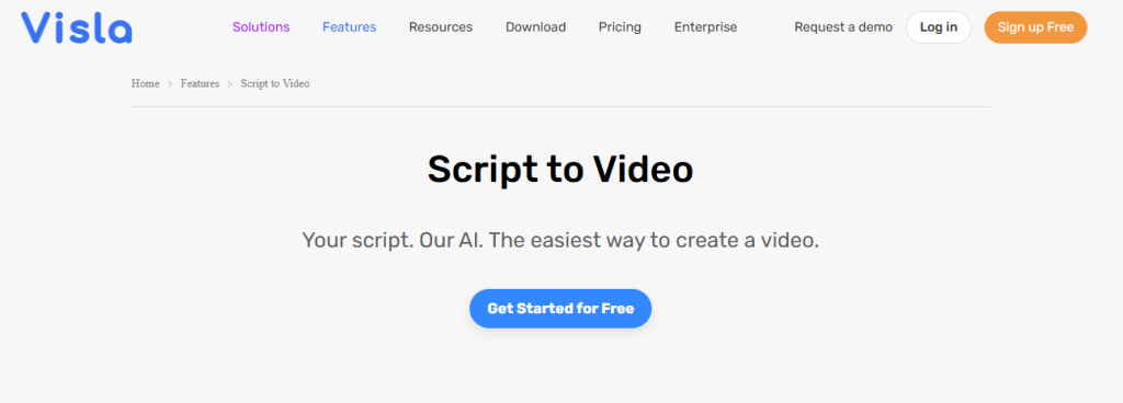 AI script to video generators
