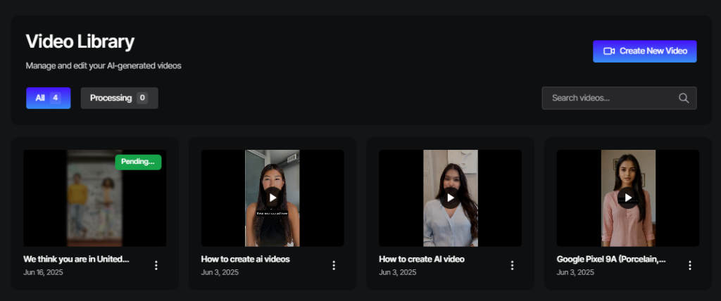 Generate explainer videos from the product URL to videos