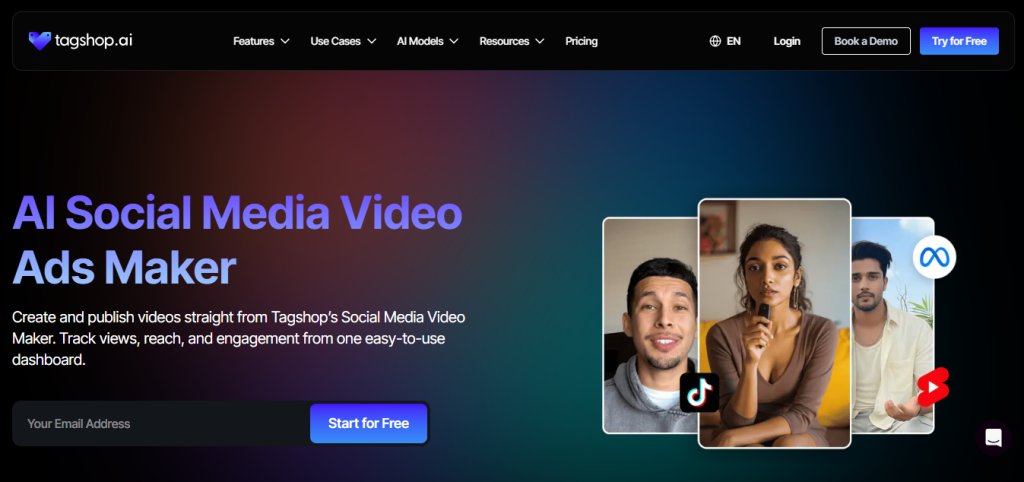 Tagshop AI Social Media Ad Generator