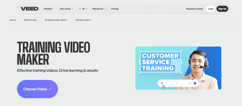AI Training Video Software