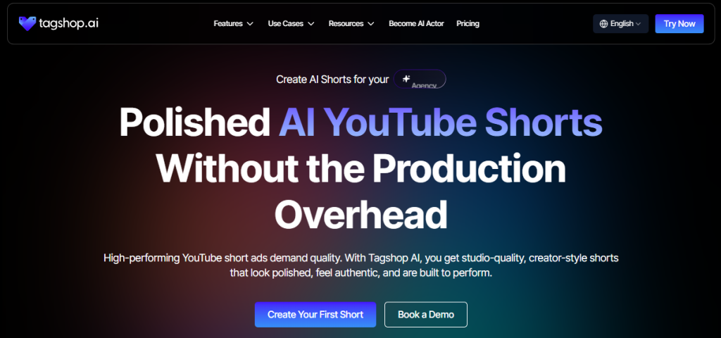 Tagshop as best AI short generator