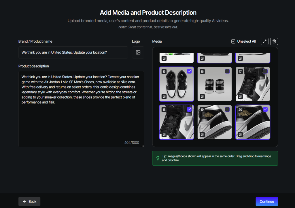 Product Videos with AI