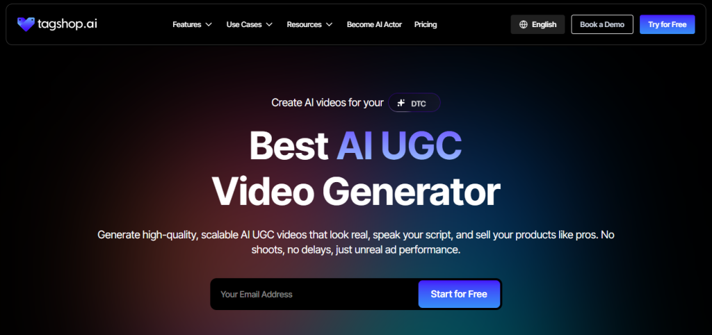 tagshop ai ugc videos