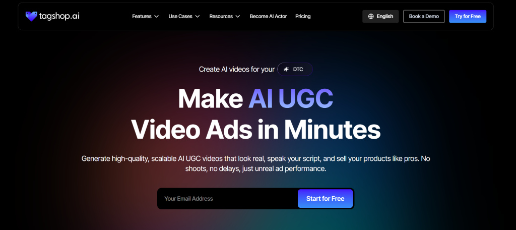 tagshop ai is an AI ugc platform and  zeely alternative