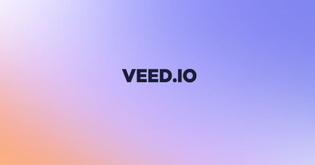 veed ai video editor