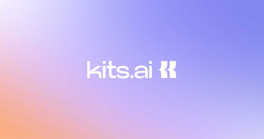 Kits.ai as AI voice cloning software 