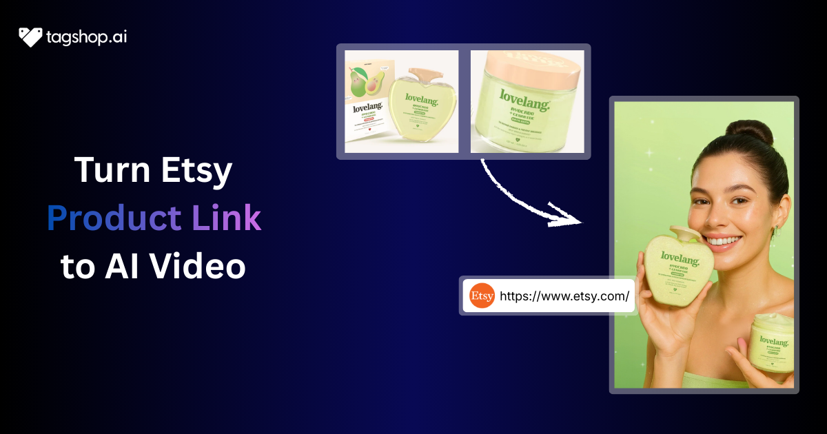 How to Convert an Etsy Product Link into an AI Video