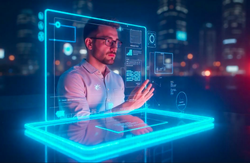 Hologram Style AI Ads