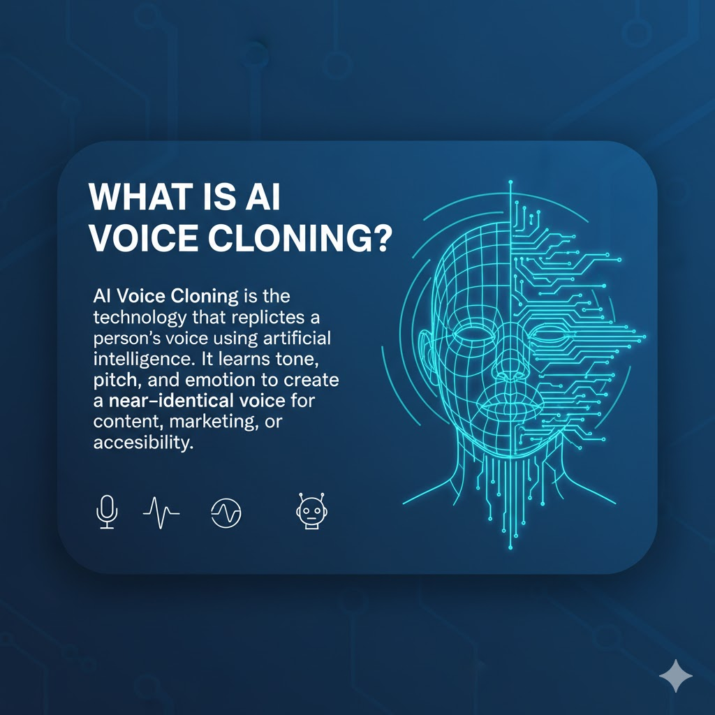 What is AI voice cloning