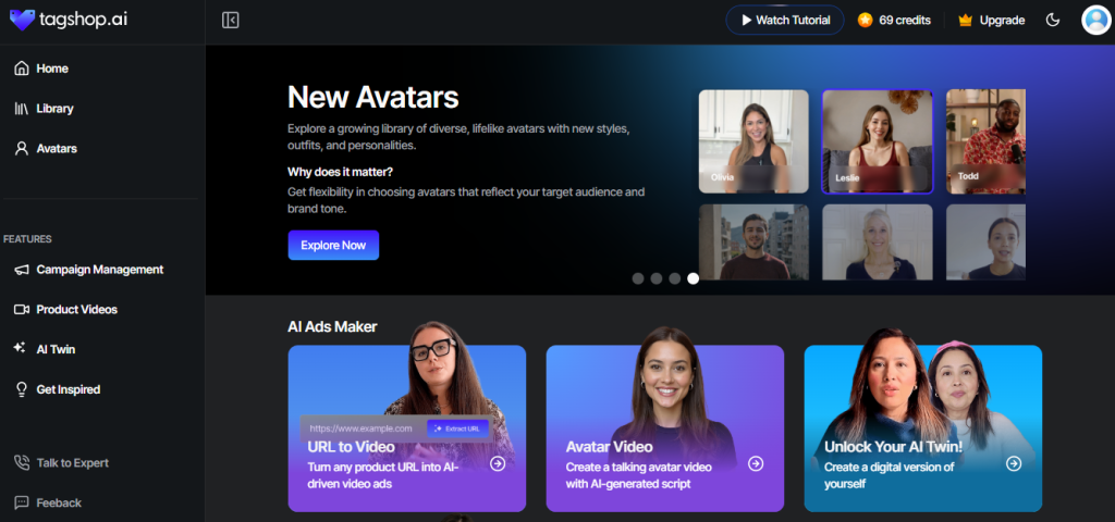 login to the voice cloning tool