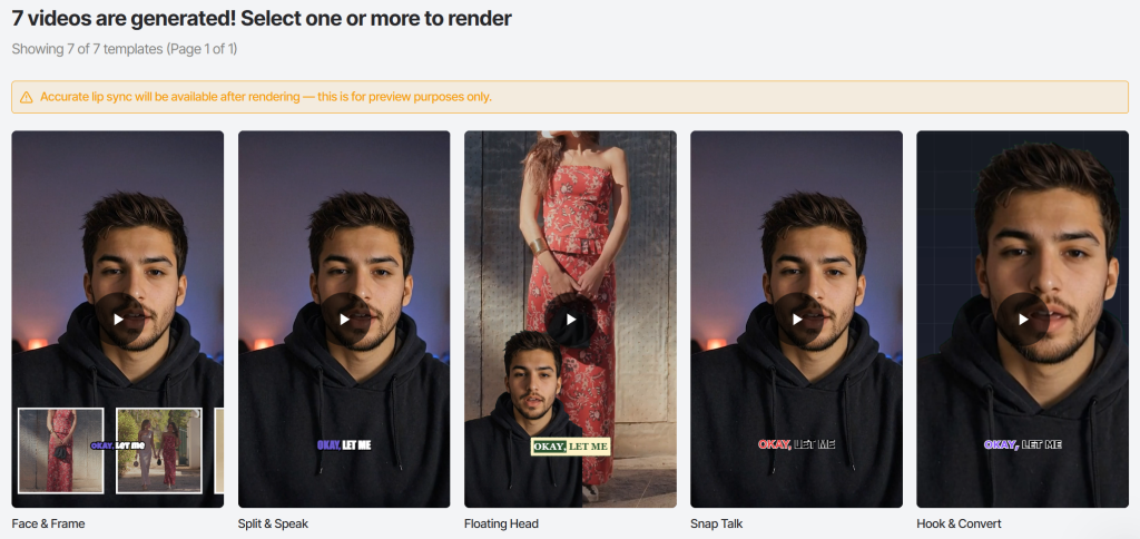ai ugc videos for holiday 