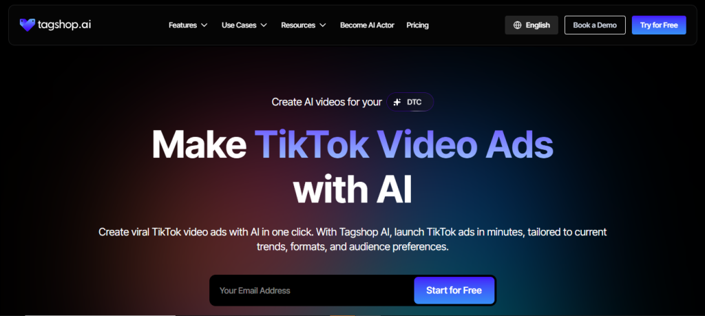 Tagshop is an AI tool for Faceless TikTok Videos