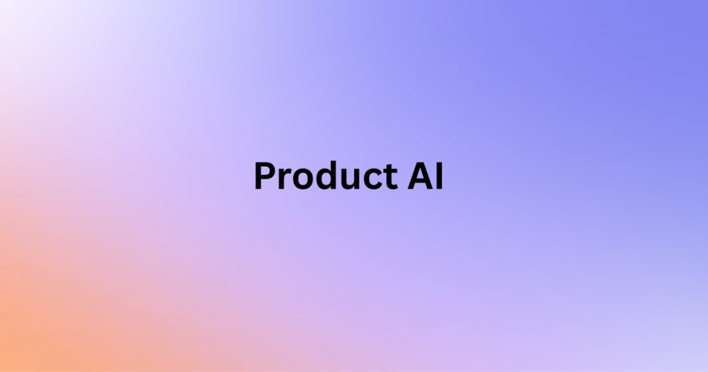 AI product shot